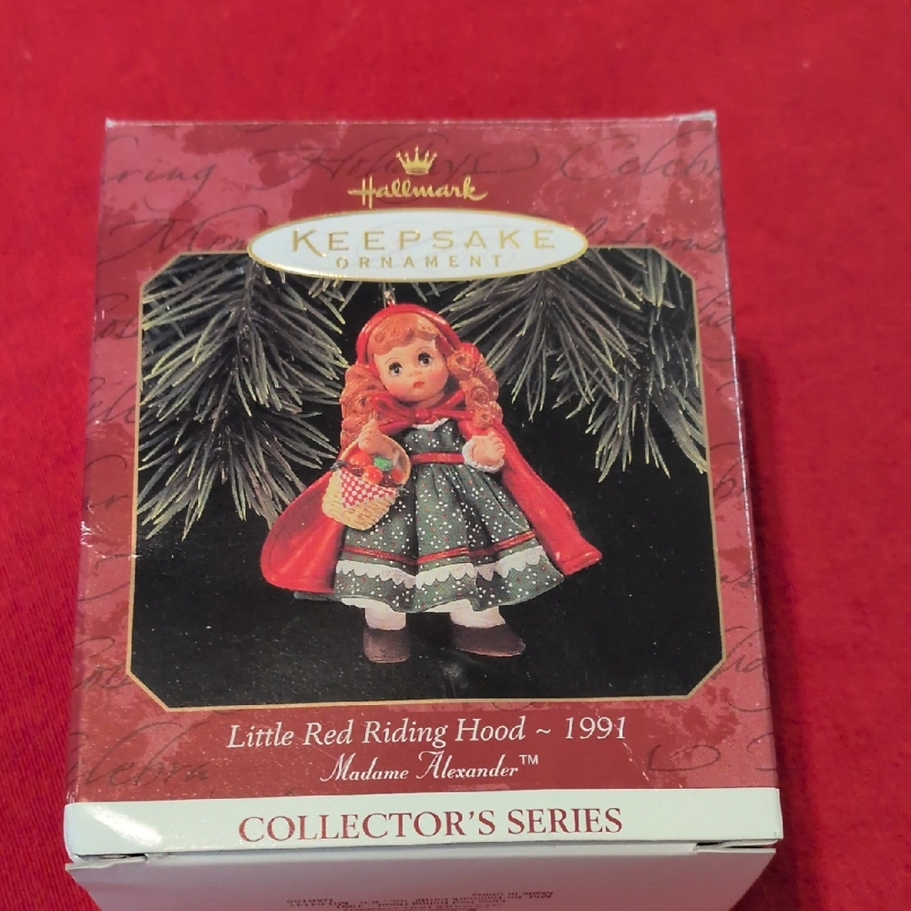 Vintage Madame Alexander Little Red Riding Hood Ornament